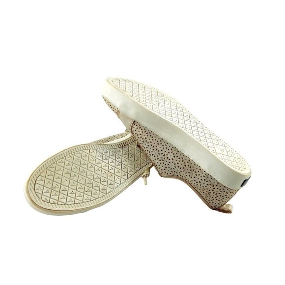 Sperry Metallic Sneaker Lace Up Top Sider Crest Activewear Platinum Gold Size 6 - Picture 8 of 13